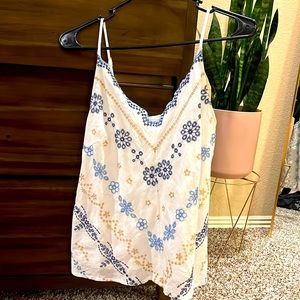 Cute white cami, boutique find, size small